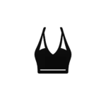 Icono negro de top de mujer minimalista para categoría tops IRMA